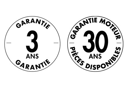 logo garantie 30 & 3 ans